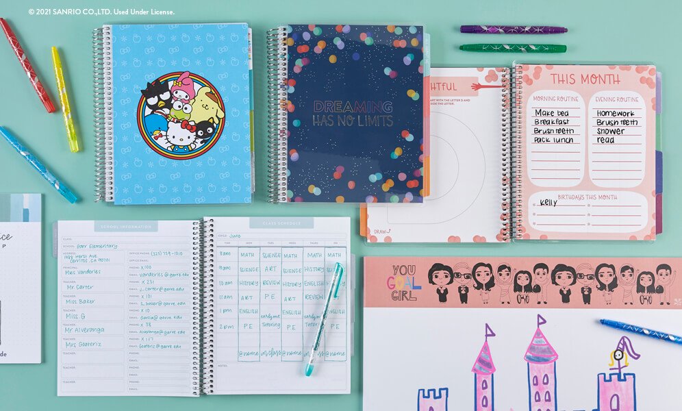 10 Parenting tips for getting kids organized using the kids planner